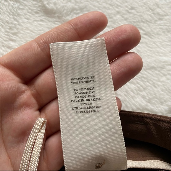 WILFRED | Brown front tie dress pants - Picture 12 of 14